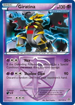 Giratina Cracked Ice Holo 62