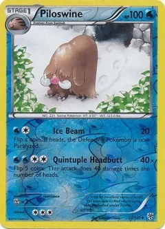 Piloswine Reverse Holo 27