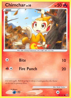 Chimchar Reverse Holo 70