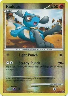 Riolu Reverse Holo 91