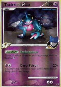 Toxicroak G Reverse Holo 40