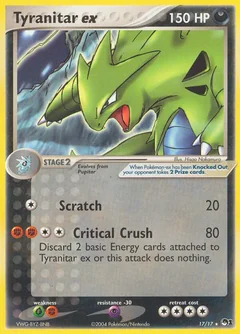Tyranitar Ex Holo 17