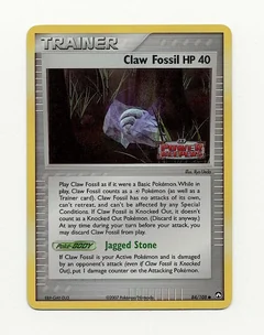 Claw Fossil Reverse Holo 84