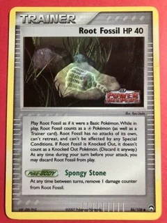 Root Fossil Reverse Holo 86