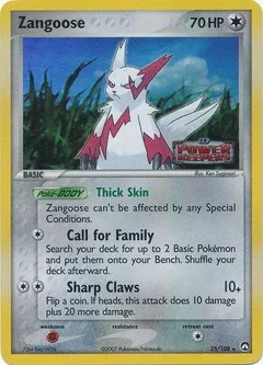 Zangoose Reverse Holo 25