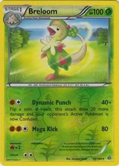 Breloom Reverse Holo 16