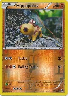 Hippopotas Reverse Holo 87