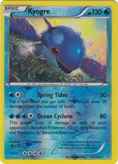 Kyogre Reverse Holo 53