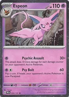 Espeon Cosmos Holo 33
