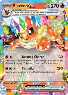 Flareon Ex Prize Pack 14