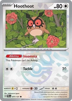 Hoothoot Master Ball 77