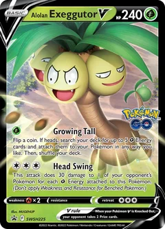 Alolan Exeggutor V Jumbo Swsh225