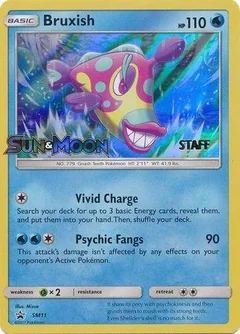 Bruxish Prerelease Staff Sm11