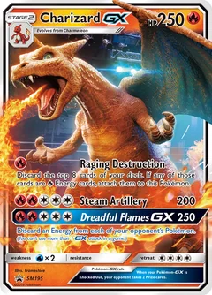 Charizard Gx Jumbo Sm195