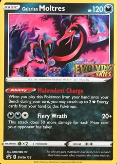 Galarian Moltres Prerelease Staff Swsh125