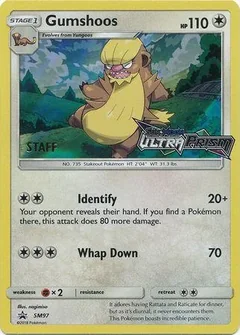 Gumshoos Prerelease Staff Sm97