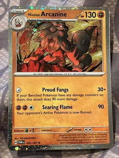 Hisuian Arcanine Cosmos Holo 100