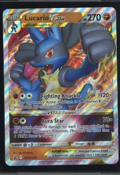 Lucario Vstar Jumbo 214