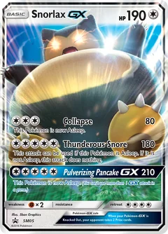 Snorlax Gx Jumbo Sm05