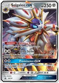 Solgaleo Gx Sm104