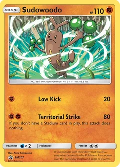 Sudowoodo Sm207