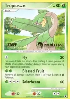 Tropius Prerelease Staff 52