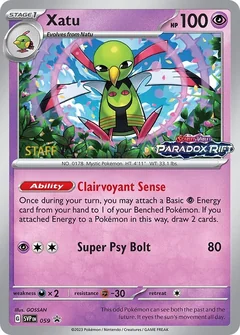 Xatu Prerelease Staff 59