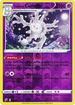 Galarian Cursola Reverse Holo 79