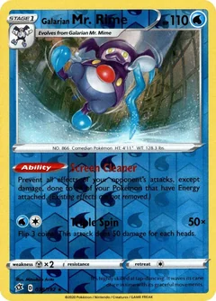 Galarian Mr Rime Reverse Holo 38