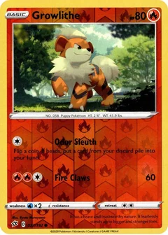 Growlithe Reverse Holo 27