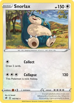 Snorlax Reverse Holo 141