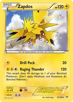 Zapdos Cracked Ice Holo 23