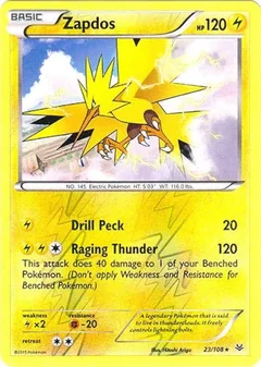 Zapdos Reverse Holo 23