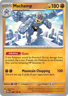 Machamp Holo 68