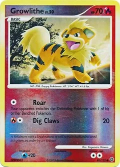 Growlithe Reverse Holo 89