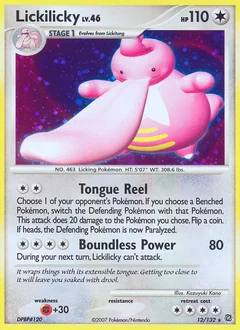 Lickilicky Reverse Holo 12
