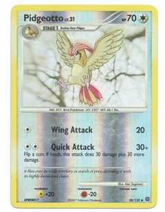 Pidgeotto Reverse Holo 58