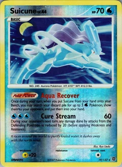 Suicune Reverse Holo 19