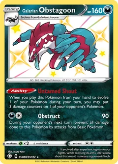Galarian Obstagoon Sv080