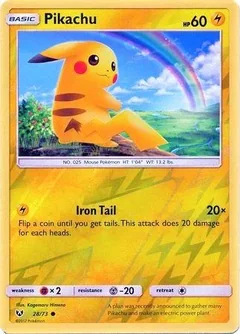 Pikachu Reverse Holo 28