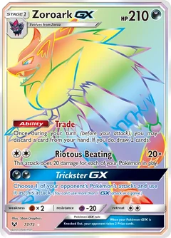 Zoroark Gx 77