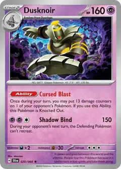 Dusknoir 20