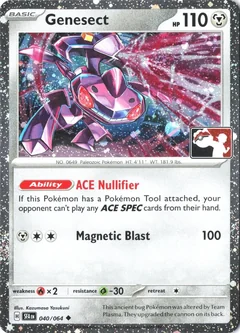 Genesect Prize Pack Cosmos Holo 40