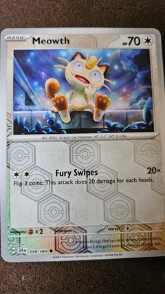 Meowth Reverse Holo 48