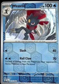 Weavile Reverse Holo 14