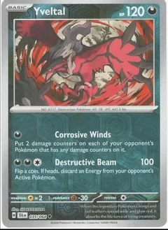Yveltal Reverse Holo 35