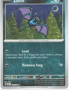 Zubat Reverse Holo 27