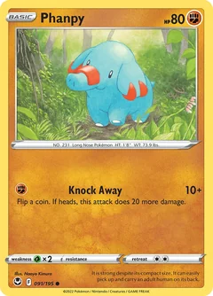 Phanpy Reverse Holo 91