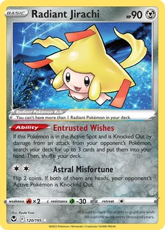 Radiant Jirachi Holo 120