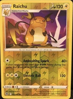 Raichu Reverse Holo 50
